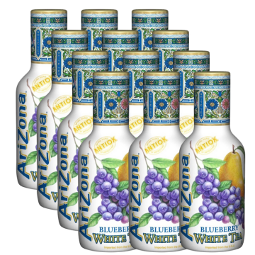 ארגז תה אריזונה לבן אוכמניות