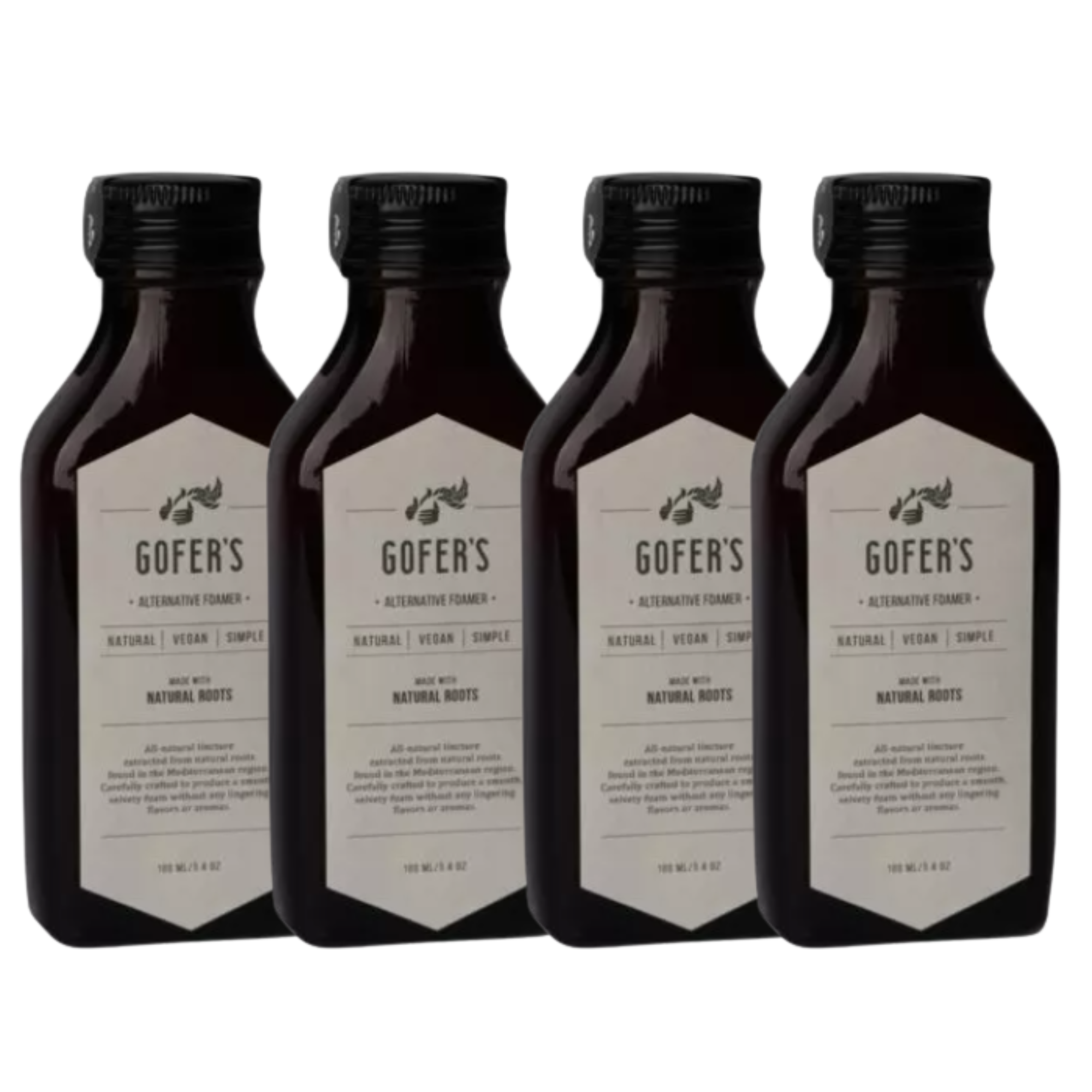 ג'ופרס מקציף טבעי לקוקטיילים, קציפה עמידה לקוקטיילים, טבעוני