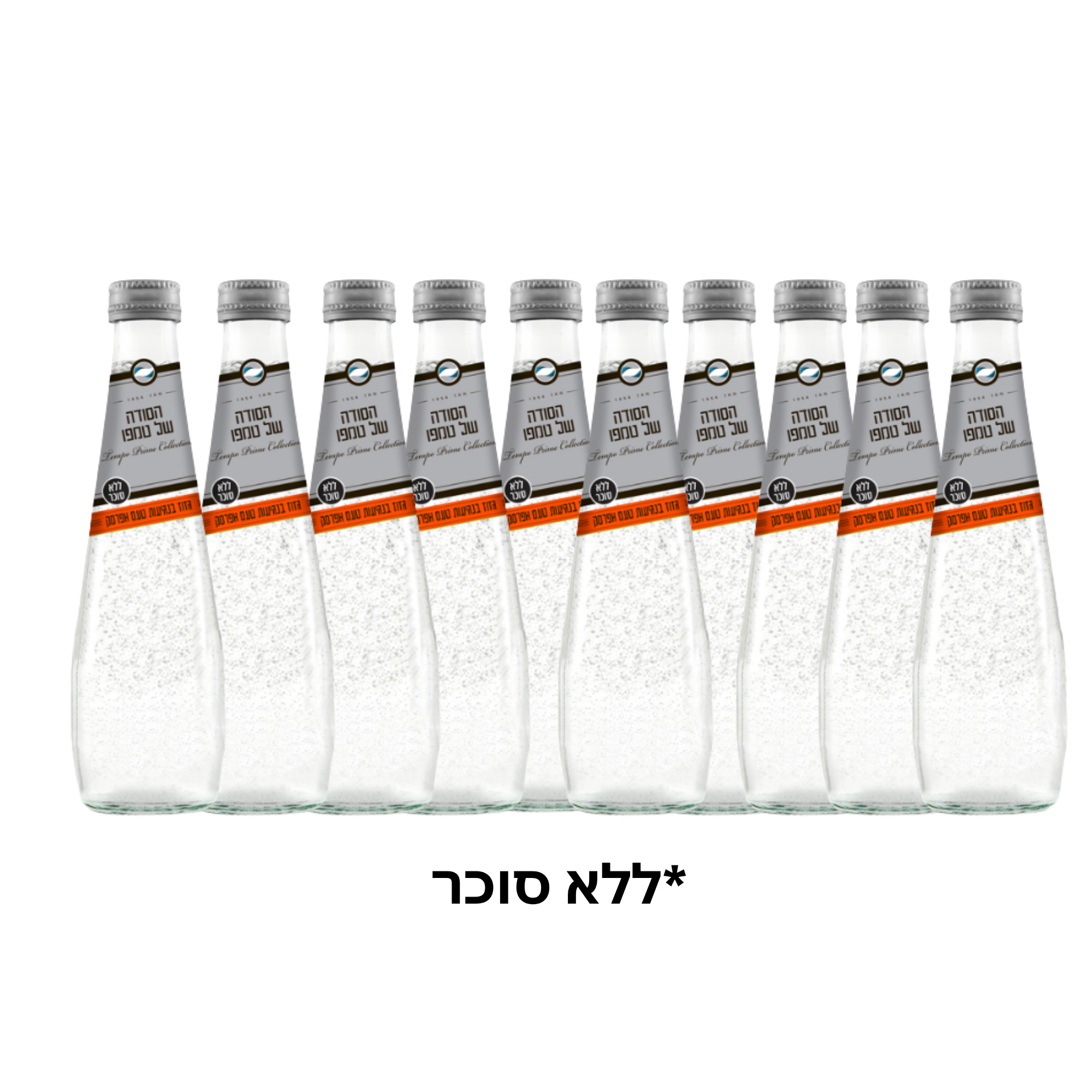 סודה טמפו זכוכית בטעם נגיעות אפרסק